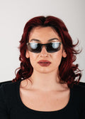 Metal Wrap Visor Sunglasses | Silver-Image 4
