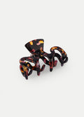 Mini Wave Eco Hair Claw | Rainbow Tortoiseshell-Image 1