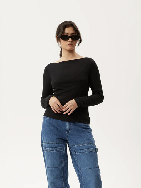 Mirage Bamboo - Sheer Long Sleeve Top