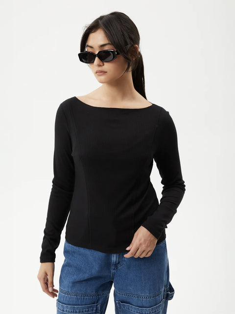 Mirage Bamboo - Sheer Long Sleeve Top