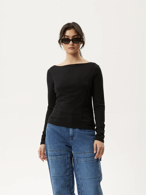 Mirage Bamboo - Sheer Long Sleeve Top