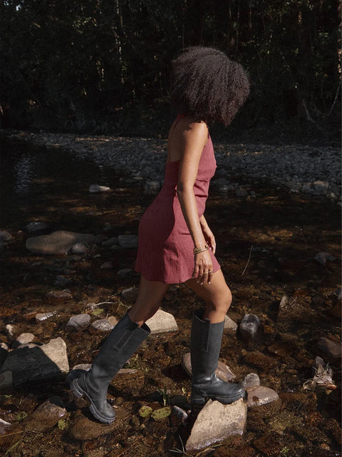 Montana - Halter Mini Dress