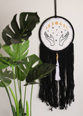 Moon Phases Macrame Wall Hanging | One Colour-Image 1