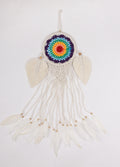 Multi with White Leaf Dreamcatcher 16cm | One Colour-Image 2
