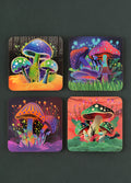 Mushroom Coasters Set | One Colour-Image 1