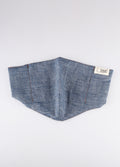NZ MADE Linen Face Mask | Denim-Image 5