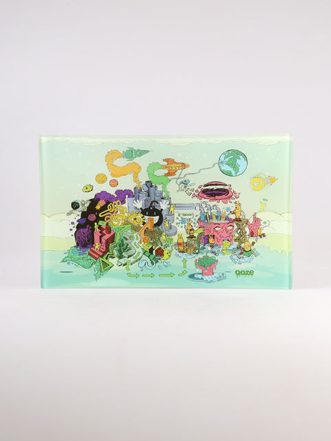Ooze Imaginarium - Glass Rolling Tray Medium