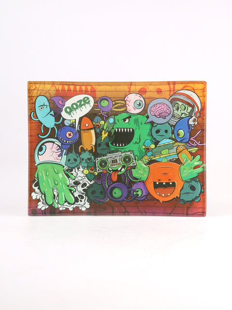 Ooze Monstrosity - Glass Rolling Tray Small