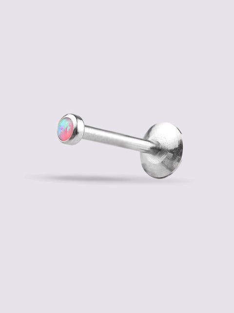 Opal Flatback Barbell 16G