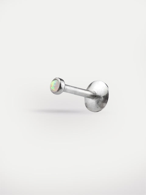 Opal Flatback Barbell 16G
