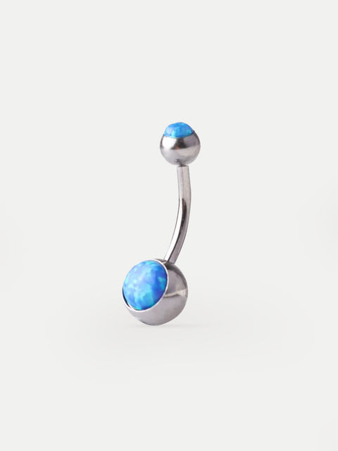 Opal Navel Barbell 14G