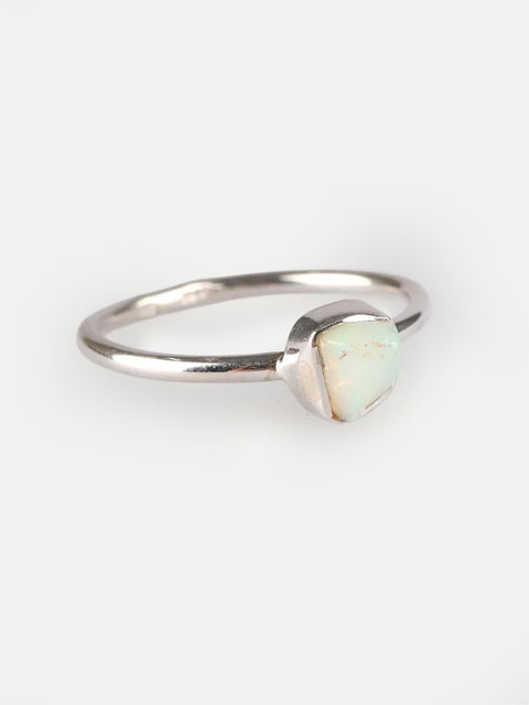 Opal Sterling Silver Ring
