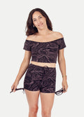 Organic Cotton Booty Shorts | Mushroom Wave-Image 1