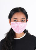 Organic Cotton Face Mask | White Squiggle-Image 2
