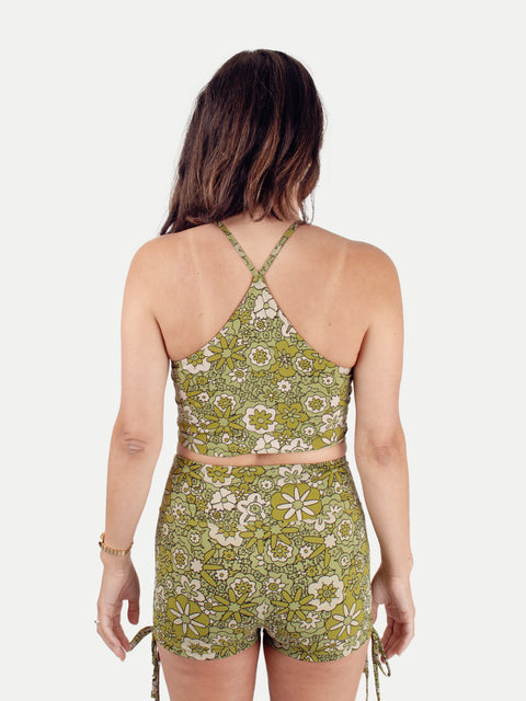 Organic Cotton Halter Crop