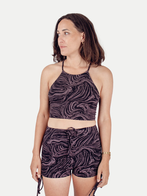 Organic Cotton Halter Crop