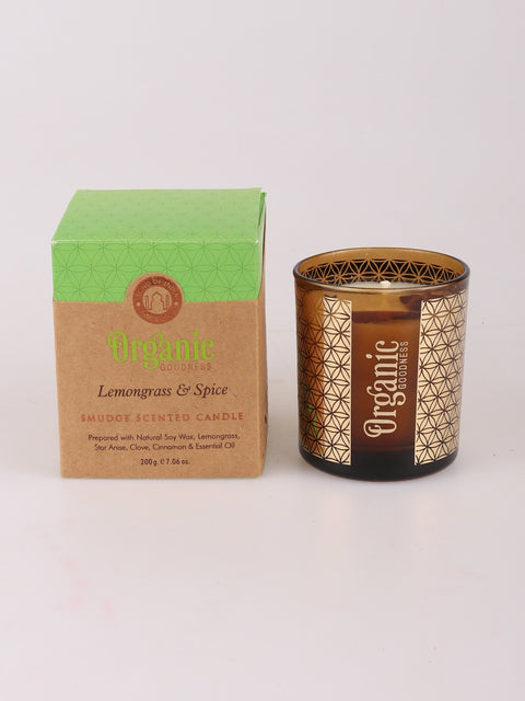 Organic Goodness Candle Lemongrass & Spice