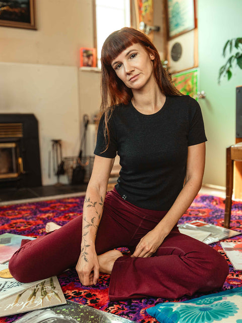 Organic Hemp Bamboo Ribbed Tee