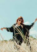 Organic Hemp Kimono Robe | Black-Image 5