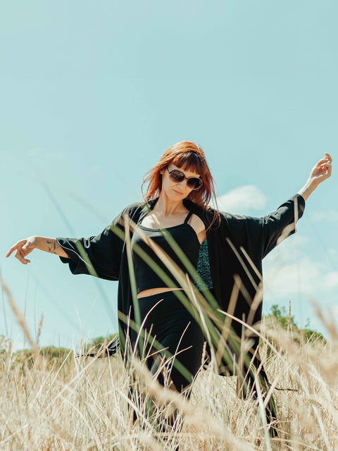 Organic Hemp Kimono Robe