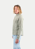 Organic Hemp Waffle Relaxed Turtleneck | Sage-Image 4