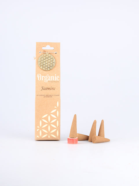 Organic Jumbo Cones - Jasmine