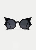 Oversized Bat Wing Sunglasses | Black-Image 1