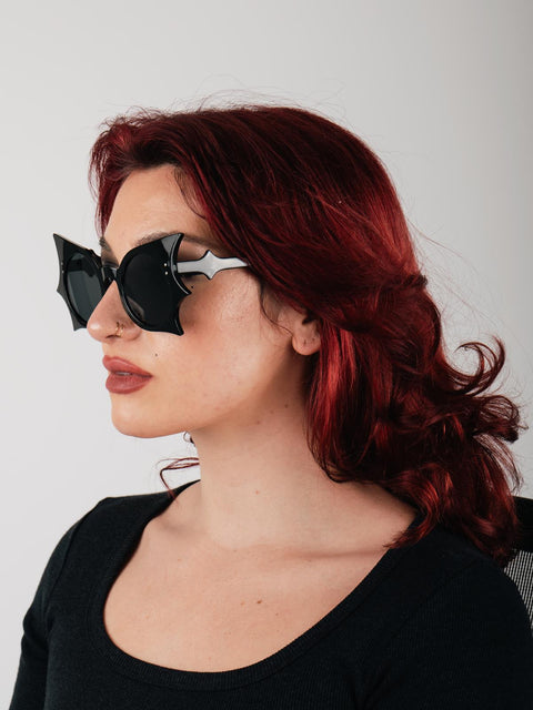 Oversized Bat Wing Sunglasses