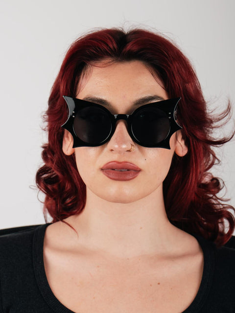 Oversized Bat Wing Sunglasses