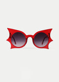 Oversized Bat Wing Sunglasses | Red-Image 1
