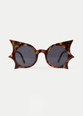 Oversized Bat Wing Sunglasses | Tortoiseshell-Image 1