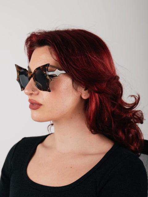 Oversized Bat Wing Sunglasses