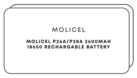 Molicel P26A/P28A 2600mAh 18650 Rechargeable Battery