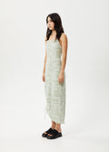 Paisley Muse - Organic Recycled Maxi Dress | Eucalyptus-Image 2
