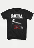 Pantera - Vulgar Display of Power Front and Back Print T-Shirt | Black-Image 1