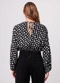 Pascale - Hemp Cropped Long Sleeve Top | Black-Image 5