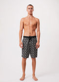 Pascale - Hemp Fixed Waist Boardshorts | Black-Image 1