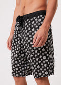 Pascale - Hemp Fixed Waist Boardshorts | Black-Image 4