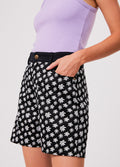 Pascale Shelby - Hemp High Waisted Shorts | Black-Image 4