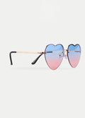Heart Gradient Sunglasses | Blue/Pink-Image 2