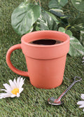 Plant Pot Ceramic Mug and Shovel Spoon | One Colour-Image 1