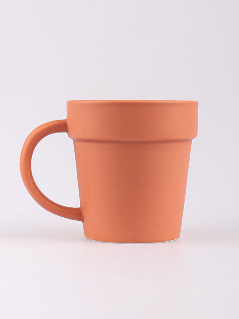 Plant Pot Ceramic Mug and Shovel Spoon