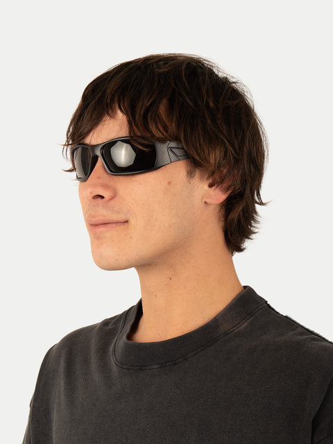 Polarised Chunky Wrap Sunglasses