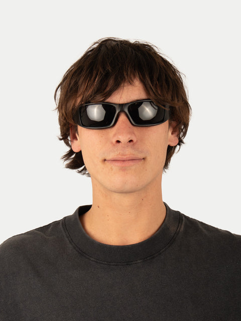 Polarised Chunky Wrap Sunglasses