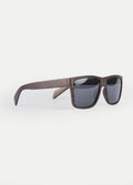 Polarised Flat Top Sunglasses | Matte Wood-Image 2