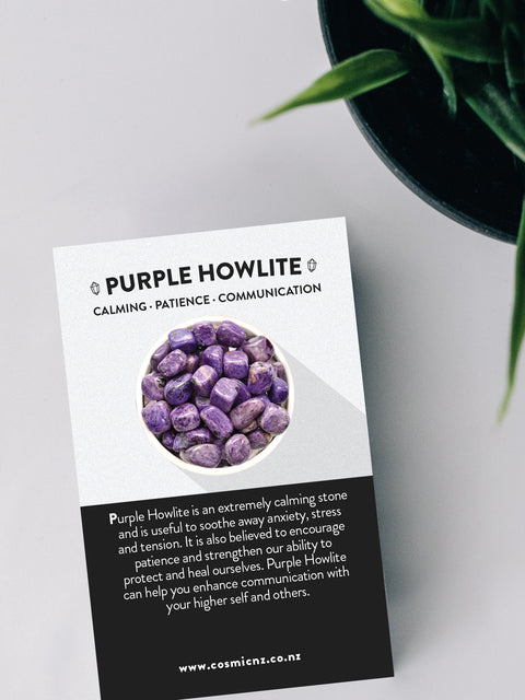 Purple Howlite - Tumbled