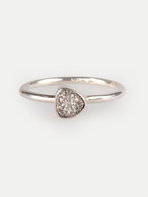 Pyrite Sterling Silver Ring