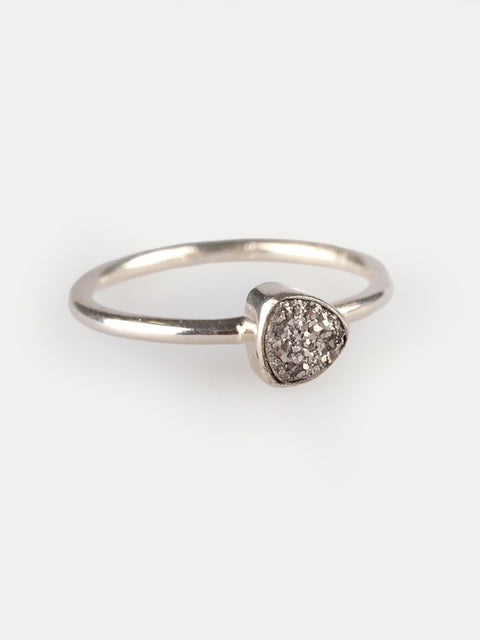 Pyrite Sterling Silver Ring