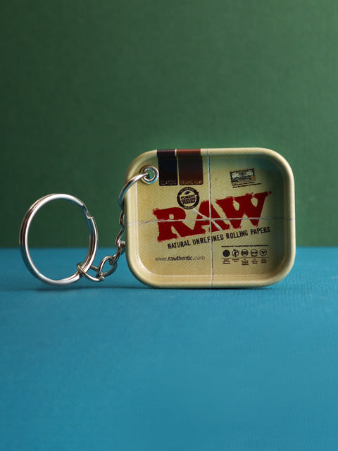 RAW Mini Rolling Tray Keychain