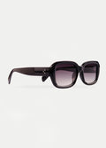 Rachel Rectangle Sunglasses | Black-Image 2
